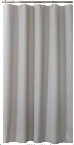 Vista 61 de AmazerBath Cortina de ducha larga de 36 x 84 pulgadas, cortina de ducha transparente de PEVA grueso resistente, cortina estrecha con 2 piedras