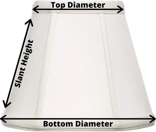 Vista 3 de Papel pergamino Kraft cosido ajuste 10 pulgadas chimenea estilo lámpara sombra