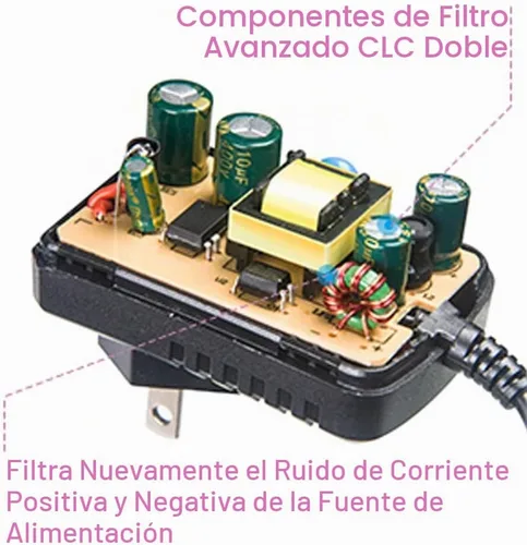 Vista 6 de Adaptador de fuente de alimentación de 9 V CC 1A, pedal de efectos