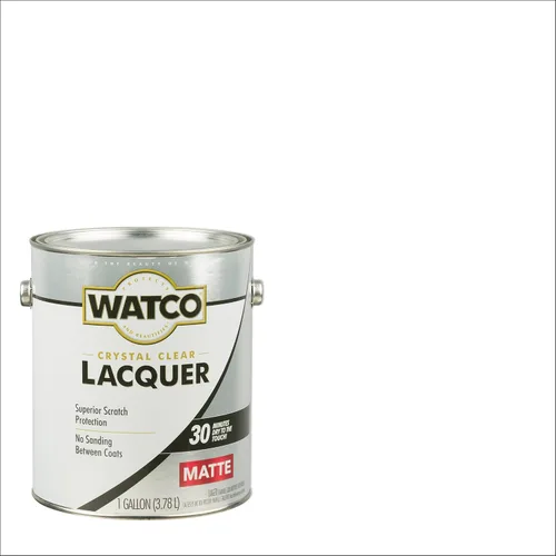 Vista 2 de Watco 333690 Acabado de madera transparente lacado, galón, transparente mate