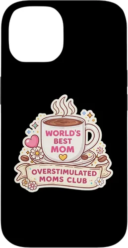 Vista 4 de Overstimulated Moms Club Funny Mother's Day Mama Mum Momma Case for iPhone 17