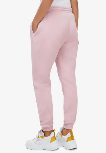 Vista 3 de Ellos Pantalones deportivos de forro polar con cordón en la cintura para mujer