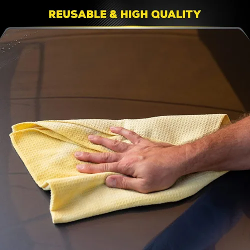Vista 6 de Meguiar's Toalla de secado de microfibra con imán de agua, toalla de microfibra de primera calidad para lavado de autos que es súper afelpada
