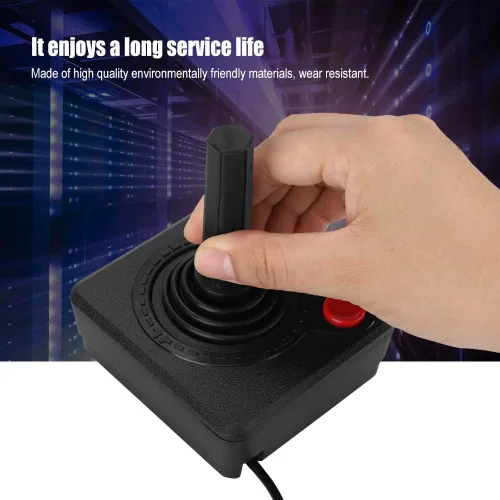 Vista 3 de Hakeeta Game Controller, Joystick Controller with an and a Four-way Control, Compatible with 7800, Suitable for All 2600 Systems. [video game]