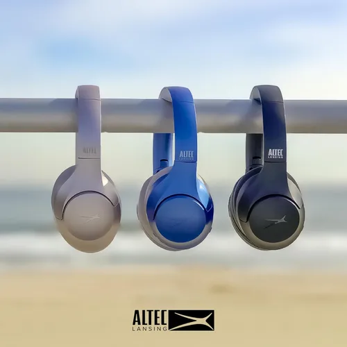 Vista 7 de Altec Lansing ComfortQ 2.0 - Auriculares Bluetooth inalámbricos con cancelación de ruido con batería de 50 horas, diseño plegable, asistente de voz