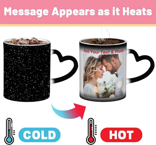 Vista 2 de Tazas de café con foto personalizada, taza de café personalizada con imagen, tazas personalizadas, regalos para hombres y mujeres