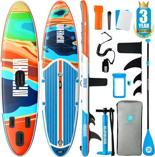 Vista 14 de Niphean Inflatable Stand Up Paddle Board with SUP Accessories