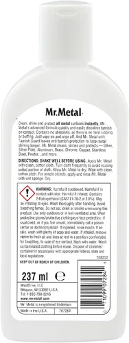 Vista 2 de Goddard and Sons 707284 Líquido para pulir metales, 8 onzas Non-Abrasive, For Sterling Silver & Silverplate, Brass, Copper, Stainless Steel