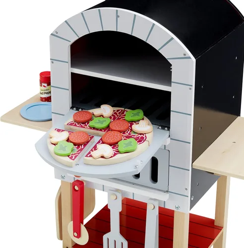 Vista 11 de Teamson Kids - Horno de pizza para exteriores My Little Helper