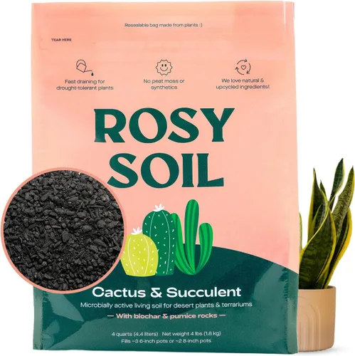 Vista 16 de Rosy Soil Plant Food, fertilizante orgánico para plantas de interior, 4 cuartos de galón Microbially Active Organic Indoor Plant Food, with