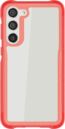 Vista 10 de Ghostek COVERT - Funda rosa para Galaxy Z Flip 4 para mujeres y niñas, protección completa de bisagra y parte trasera transparente, duradera
