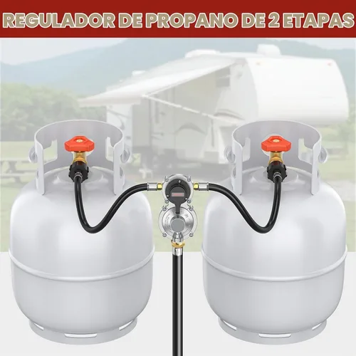 Vista 7 de 2 piezas de repuesto de manguera de tanque de propano RV de 15 pulgadas