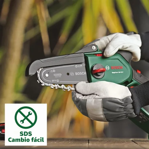 Vista 7 de Bosch Sierra de podar compacta inalámbrica para el hogar y el jardín EasyChain 18V-15-7