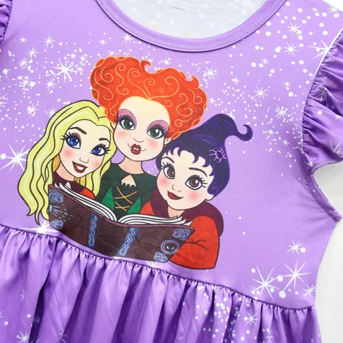 Vista 2 de WYYXXT Sanderson - Disfraz de hermanas para niña, disfraz de Navidad para niñas