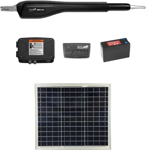 Vista 8 de Mighty Mule MM571W - Paquete solar – Abridor de puerta inteligente resistente (panel solar de 5 W)