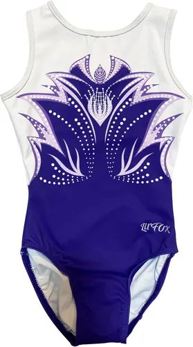 Vista 5 de LIL'FOX Leotardos de gimnasia para niñas – Baile infantil, vaso, acrobacia, equipo de gimnasia Aloura