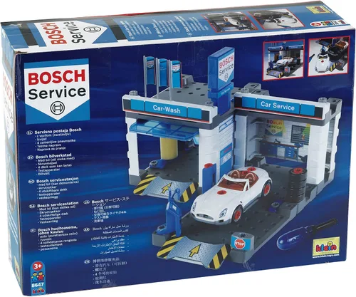 Vista 5 de Theo Klein Bosch de reparación de automóviles con Car Wash Playset