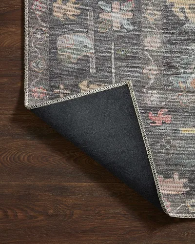 Vista 8 de Loloi Elysium Collection ELY-03 - Alfombra de área carbón/multi de 7'-6" x 9'-6