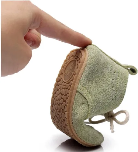 Vista 6 de Mocasines de cuero para bebés, niños y niñas, cómodos zapatos de vestir Oxford, zapatos de boda, zapatos para primeros pasadores, zapatos de cuna