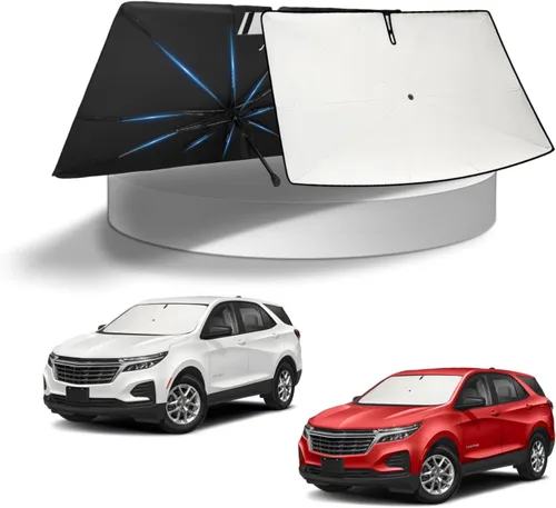 Vista 166 de KUST - Parasol plegable para parabrisas para BMW X1 E84, accesorios 2011 2012 2013 2014 2015, protector de visera de sol ajustable que bloquea