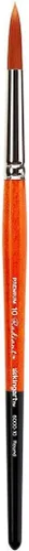 Vista 17 de KINGART Premium Radiant 6000-0 Round Series - Cepillo para artista, pelo sintético Taklon, mango corto, para pintura acrílica, óleo y acuarela