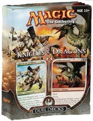 Vista 2 de Magic The Gathering: Mazos de duelo MTG: Caballeros vs Dragones (dos mazos de 60 cartas)