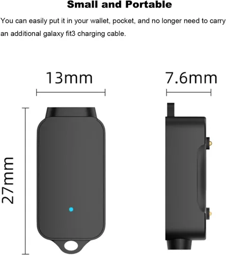 Vista 5 de AreMe Paquete de 2 adaptadores de cargador USB C para Samsung Galaxy Fit 3