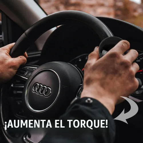 Vista 6 de Zento Pomos de Dirección Clásicos Negros Ajuste Universal Volante de Vehículo Suicide Spinner Manijas de Calidad Premium