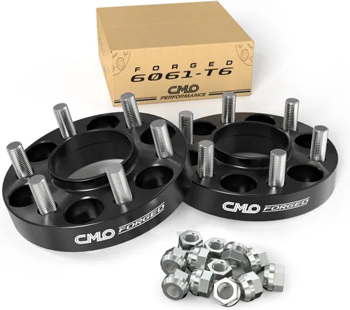 Vista 11 de Espaciadores de ruedas hubcéntricos de 25mm (1 pulgada) 6x120 compatibles con GMC Canyon Acadia, compatibles con Cadillac SRX XT5 XT6, compatibles
