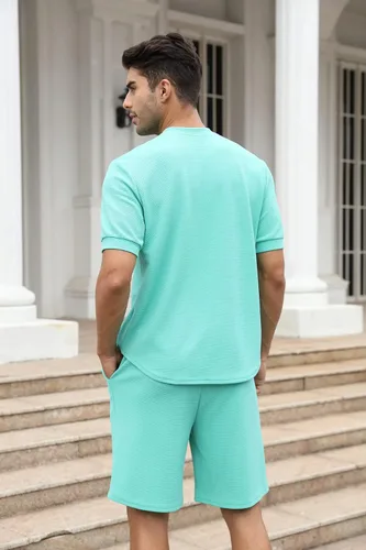 Vista 88 de FZNHQL Conjunto deportivo de moda para hombre, 2 piezas, casual, atlético, para correr, manga corta/larga, conjunto para hombre