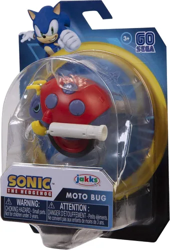 Vista 9 de Sonic The Hedgehog Figura de acción de 2.5 pulgadas Moto Bug juguete coleccionable