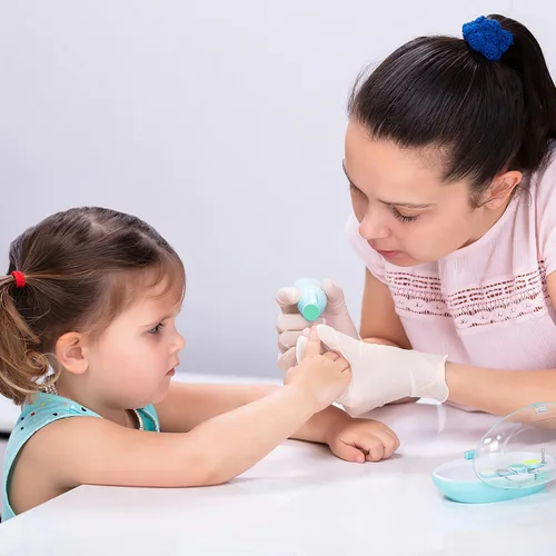 Vista 3 de DOITOOL Almohadillas de repuesto para lima de uñas eléctricas para bebés, 24 cabezales de rectificado de 0.70 pulgadas para recortadora de uñas