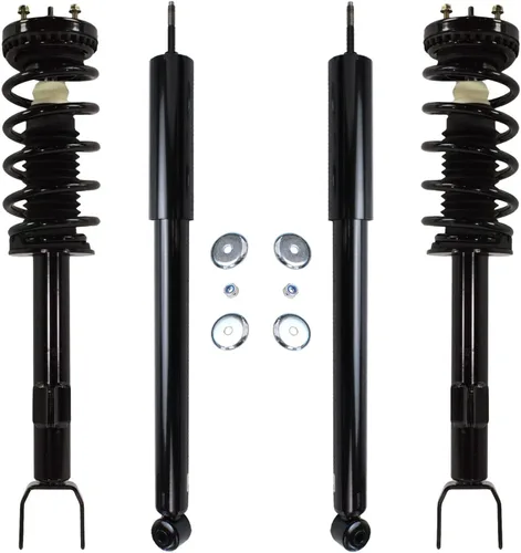 Vista 86 de Detroit Axle - Kit de amortiguadores de 4 puntales para Ford Escape 14-19, 2 puntales delanteros con resorte helicoidal 2 amortiguadores traseros