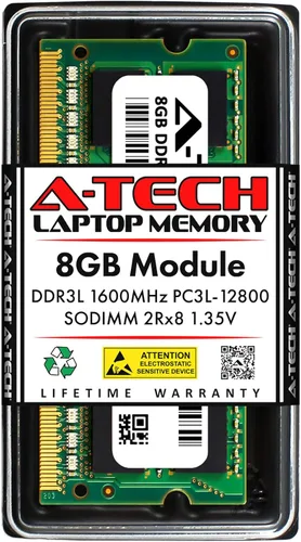 Vista 8 de A-Tech 2 GB de RAM para portátiles Dell Latitude E6530, E6430s, E6430, 6430u, E6330, E6230, E5530, E5430, 3330 Actualización de memoria DDR3/DDR3L
