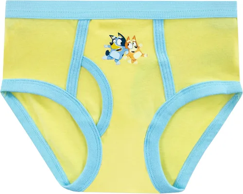 Vista 4 de Bluey Ropa interior para niños, paquete de 5