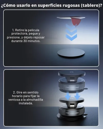 Vista 9 de CloudValley - Soporte magnético para teléfono cargador de coche con succión