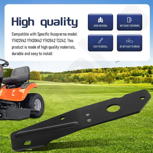 Vista 6 de Ohoho 437110 532437110 - Brazo tensor para cortacésped Husqvarna, 42 pulgadas, color negro Compatible con el modelo: 96043017200, YTH22V42
