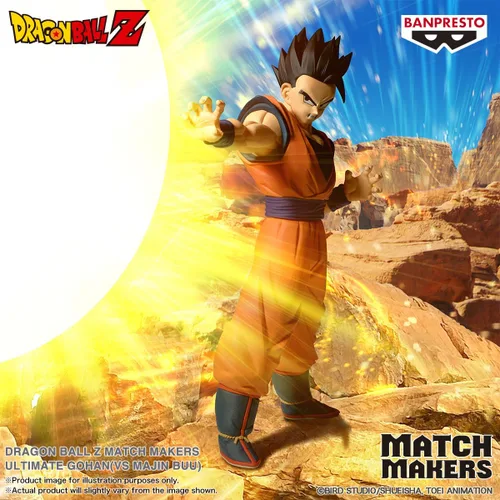 Vista 11 de Banpresto - Dragon Ball Z - Figura Ultimate Gohan (VS Majin Buu) Match Makers