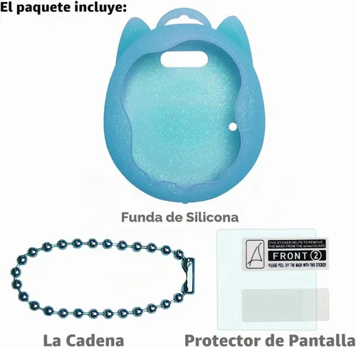 Vista 2 de JCHPINE Funda de silicona de repuesto para Tamagotchi Uni, protector de pantalla para accesorios para mascotas Tamagotchi Uni Band