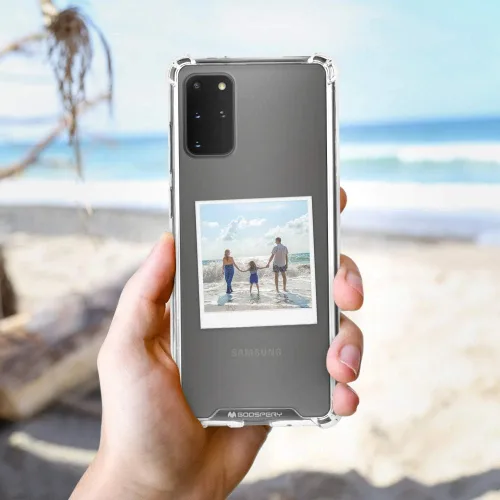 Vista 8 de GOOSPERY Funda para Galaxy S20 Plus, funda protectora transparente con esquinas reforzadas, funda híbrida delgada a prueba de golpes para Samsung