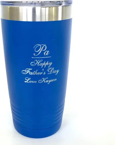 Vista 5 de Vaso aislante personalizado, 20 onzas, elige tu color personalizado (negro)