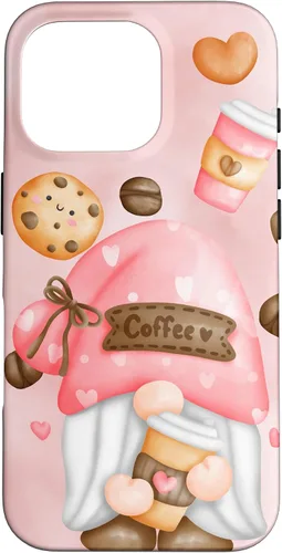 Vista 20 de Cute Coffee Gnomie for Garden Gnome Lovers and Gardener Case for iPhone 17