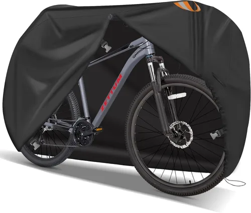 Vista 9 de Funda de bicicleta para 1 bicicleta, 600D, para almacenamiento al aire libre, impermeable y resistente, funda de bicicleta para bicicleta eléctrica