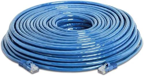 Vista 84 de Cmple - Cable Ethernet Cat5e de 1.5 pies, Cable Patch Ethernet UTP Cat 5e de 350 MHz, Cable LAN de red de 1 Gbps, conectores RJ45, compatible