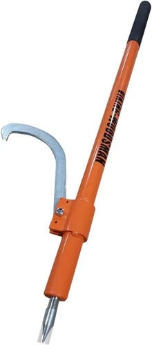 Vista 3 de Mango de aluminio de 48 pulgadas Peavey más fuerte que acero con menos peso Gran motosierra woodlot tronco de troncos de corte de troncos