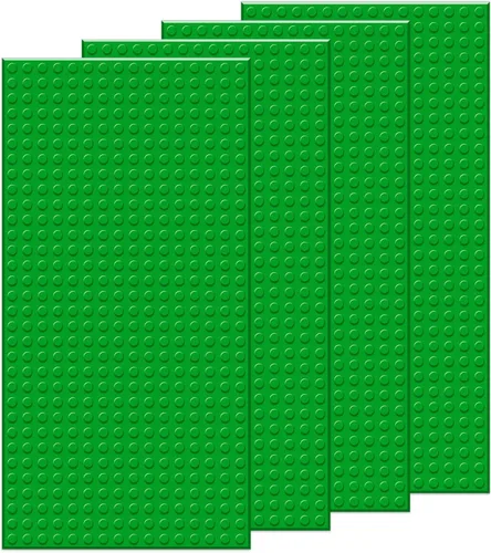 Vista 14 de EKIND 2 placas base clásicas de 5 x 10 pulgadas, compatibles con ladrillos de juguete de las principales marcas, fomenta la lógica y la creatividad