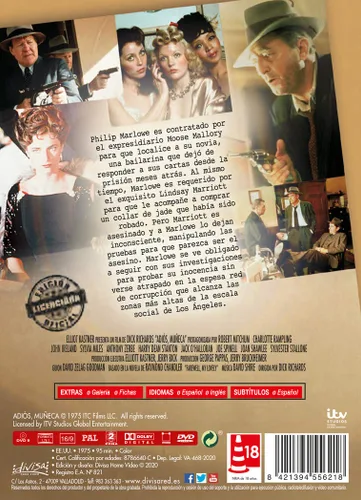 Vista 2 de Farewell My Lovely - Adios muñeca Non USA format