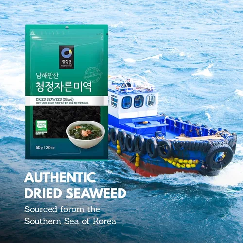 Vista 3 de Chung Jung One O'Food Premium - Algas secas coreanas Nori, producto de Corea, 1.76 onzas (paquete de 2)