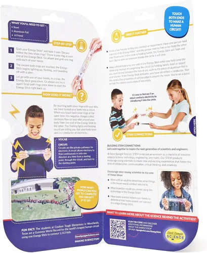 Vista 4 de Steve Spangler Science - Barra de energía, divertidos kits de ciencias para que los niños aprendan sobre conductores de electricidad, seguro