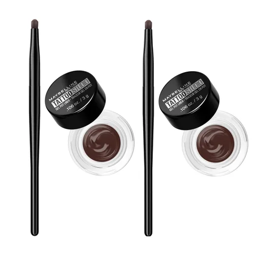 Vista 5 de Maybelline New York Eye Studio Lasting Drama Gel Eyeliner, 0,106 onza, El negro más negro 950